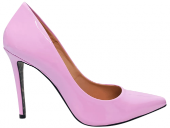 Scarpin Verniz/Sola Tigre/Salto 11cm