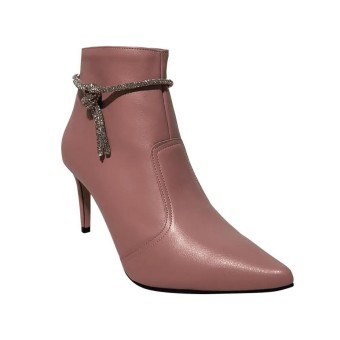 Bota Napa/Strass/Salto 7cm
