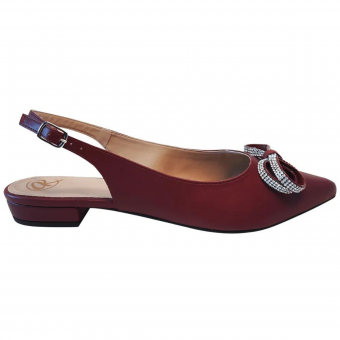 Scarpin Napa/Strass/Salto 2cm