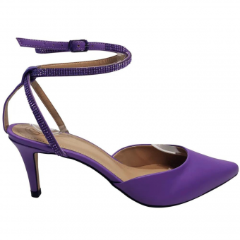 Scarpin Napa/Strass/Salto 7cm