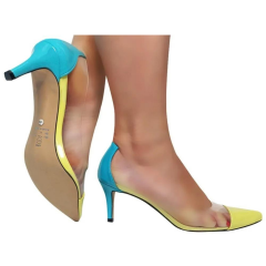 Azul Bebe/Amarelo